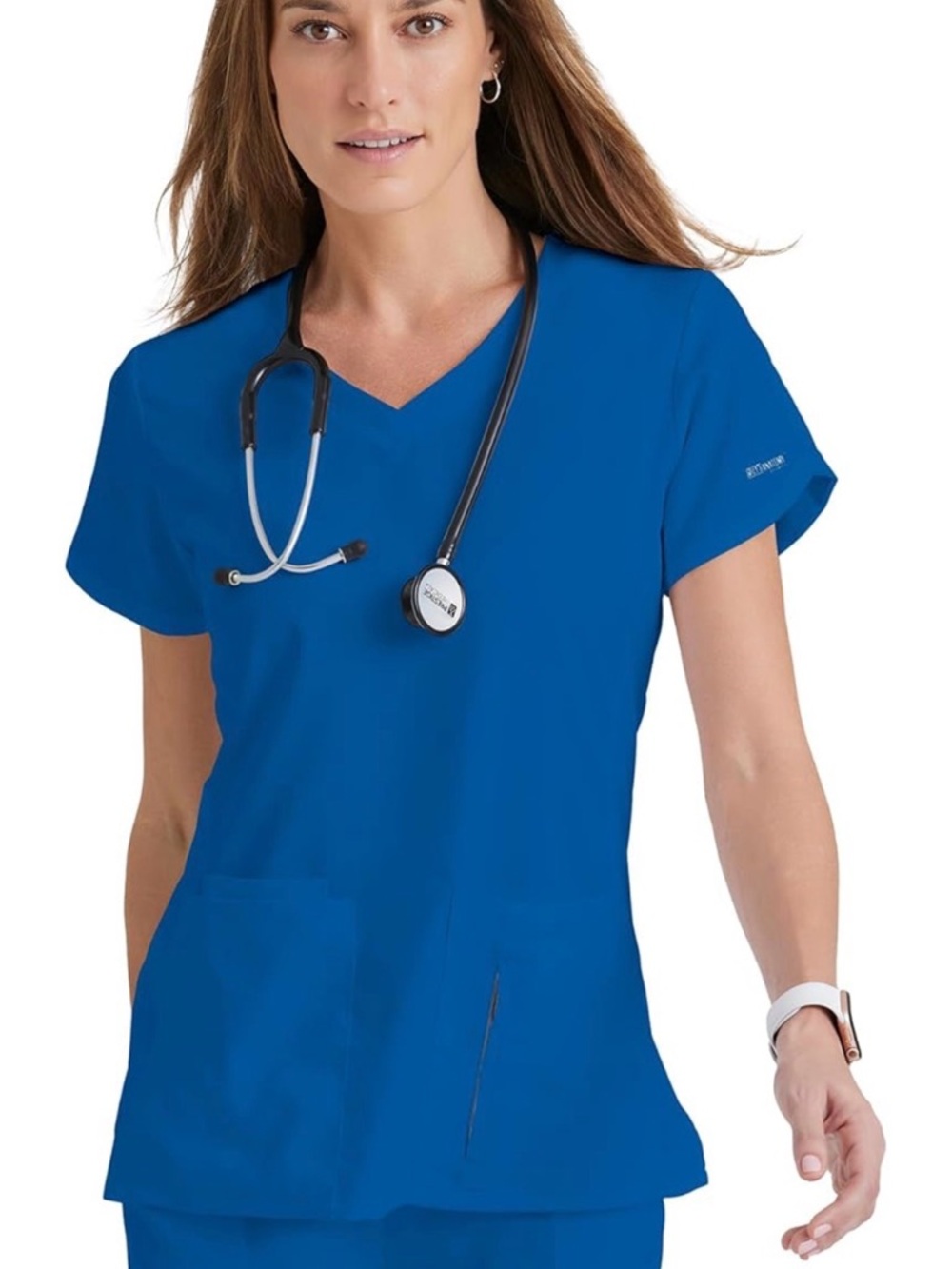 Barco Grey’s Anatomy Women Cora Scrub Top - New Royal